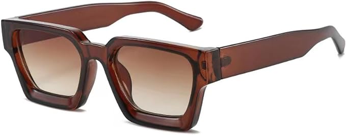 lunettes de soleil rectangulaires vintage pour homme et femme