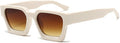 Lunettes de soleil rectangulaires vintage pour homme et femme