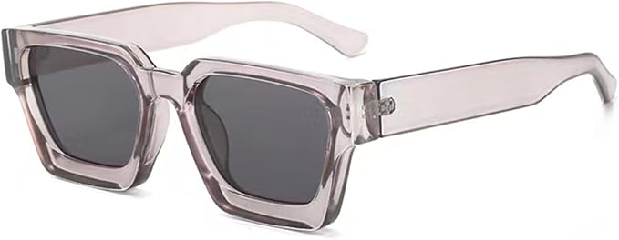 lunettes de soleil rectangulaires vintage pour homme et femme