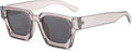 lunettes de soleil rectangulaires vintage pour homme et femme