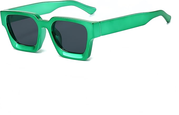 lunettes de soleil rectangulaires vintage pour homme et femme