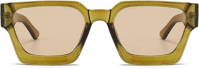 lunettes de soleil rectangulaires vintage pour homme et femme