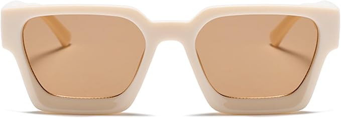 Lunettes de soleil rectangulaires vintage pour homme et femme