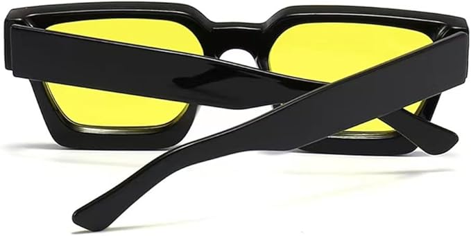 lunettes de soleil rectangulaires vintage pour homme et femme