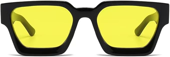 lunettes de soleil rectangulaires vintage pour homme et femme