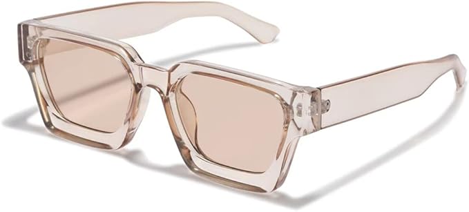 lunettes de soleil rectangulaires vintage pour homme et femme