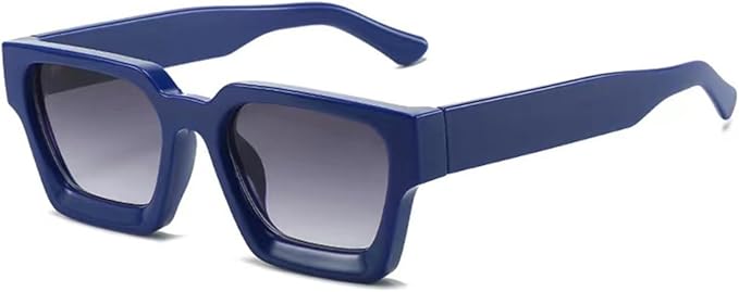 lunettes de soleil rectangulaires vintage pour homme et femme