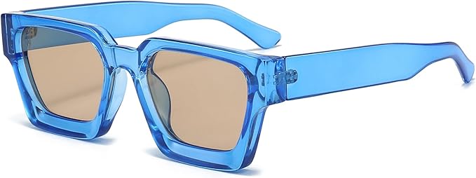 lunettes de soleil rectangulaires vintage pour homme et femme