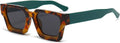 lunettes de soleil rectangulaires vintage pour homme et femme