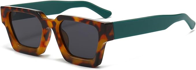 lunettes de soleil rectangulaires vintage pour homme et femme